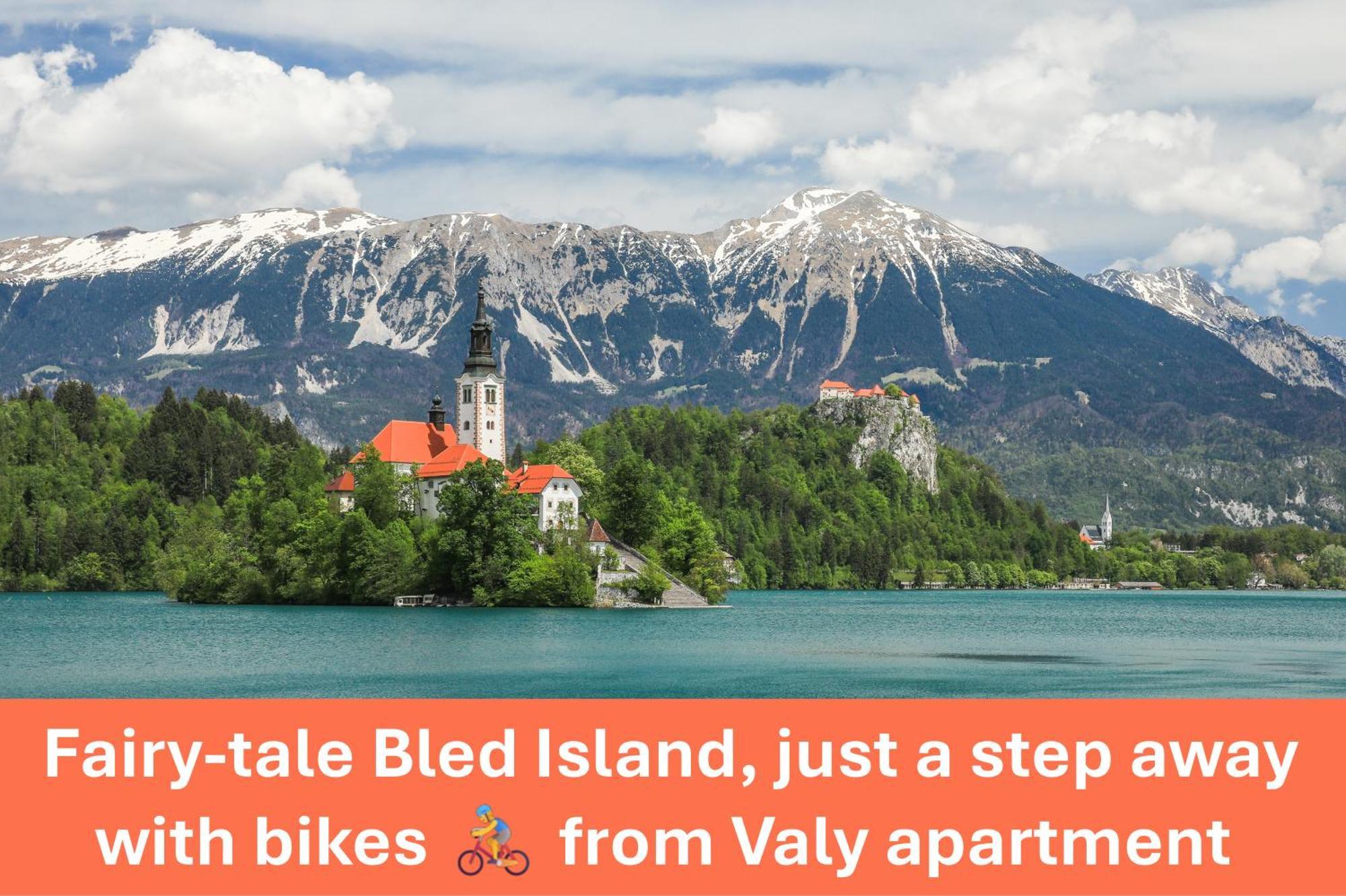Apartment Valy - Free Bikes, Relaxing Terrace & Near Bled Esterno foto
